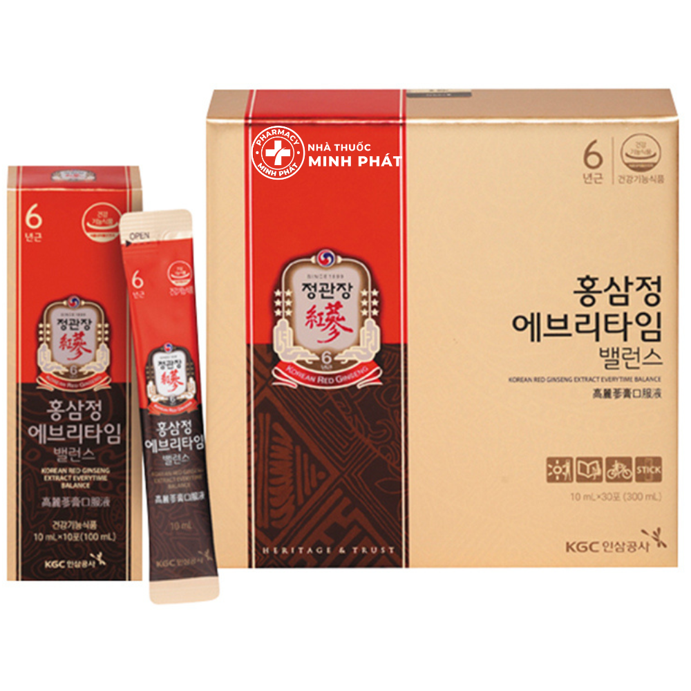 Tinh Chất Hồng Sâm Extract Everytime Balance 30 gói x 10ml